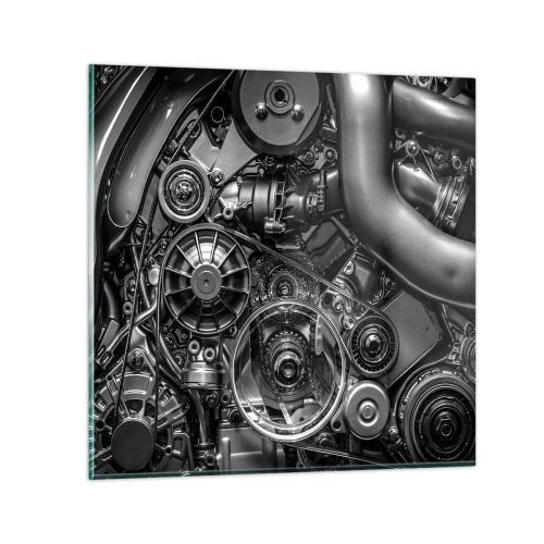 Glass picture - Poetry of Mechanics - 70x70 cm