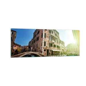 Glass picture - Venice - Amore Mio - 140x50 cm