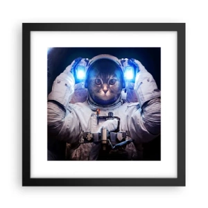 Poster in black frame - Houston, You've Got a Problem - 30x30 cm