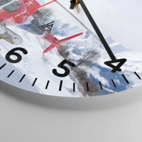 Clock face with numbers