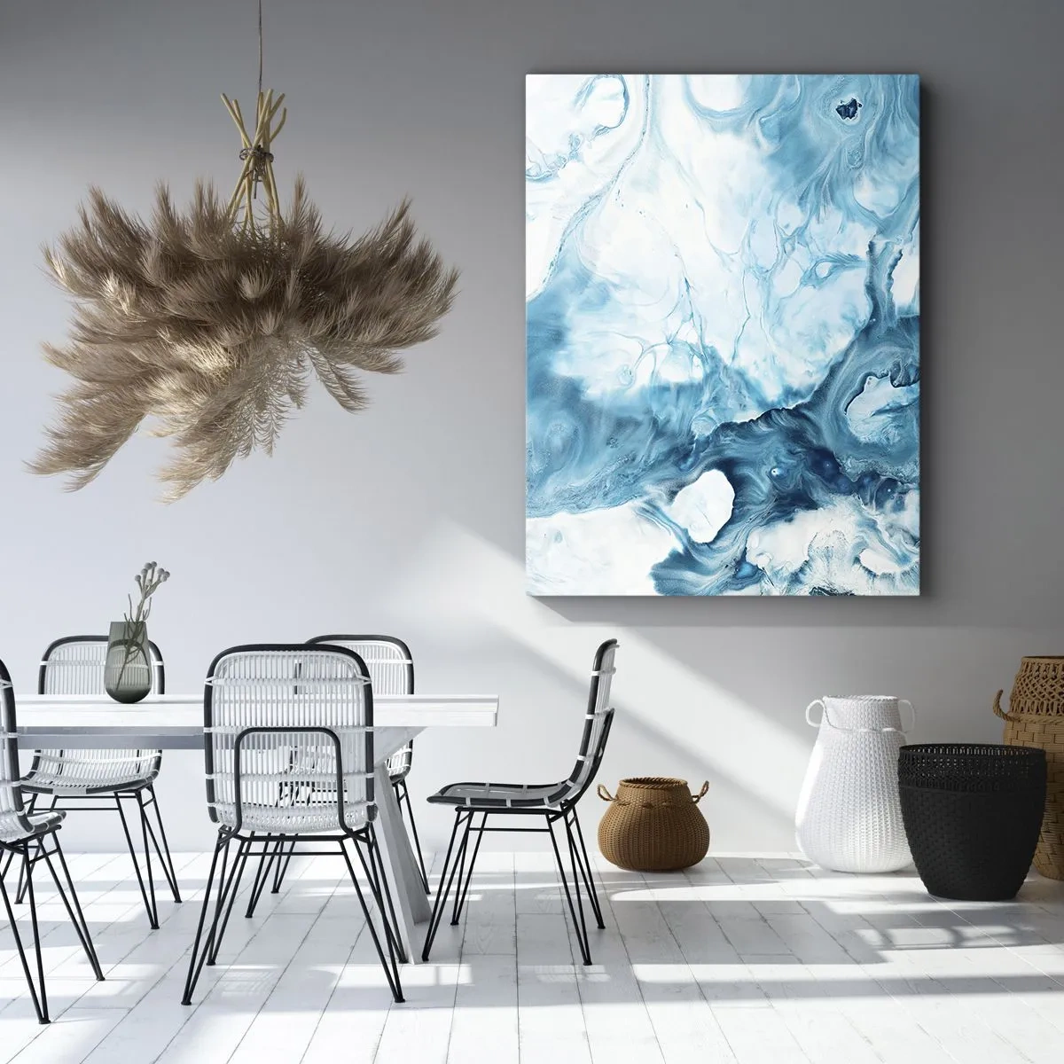 Canvas picture - Concert of Blue - 50x70 cm