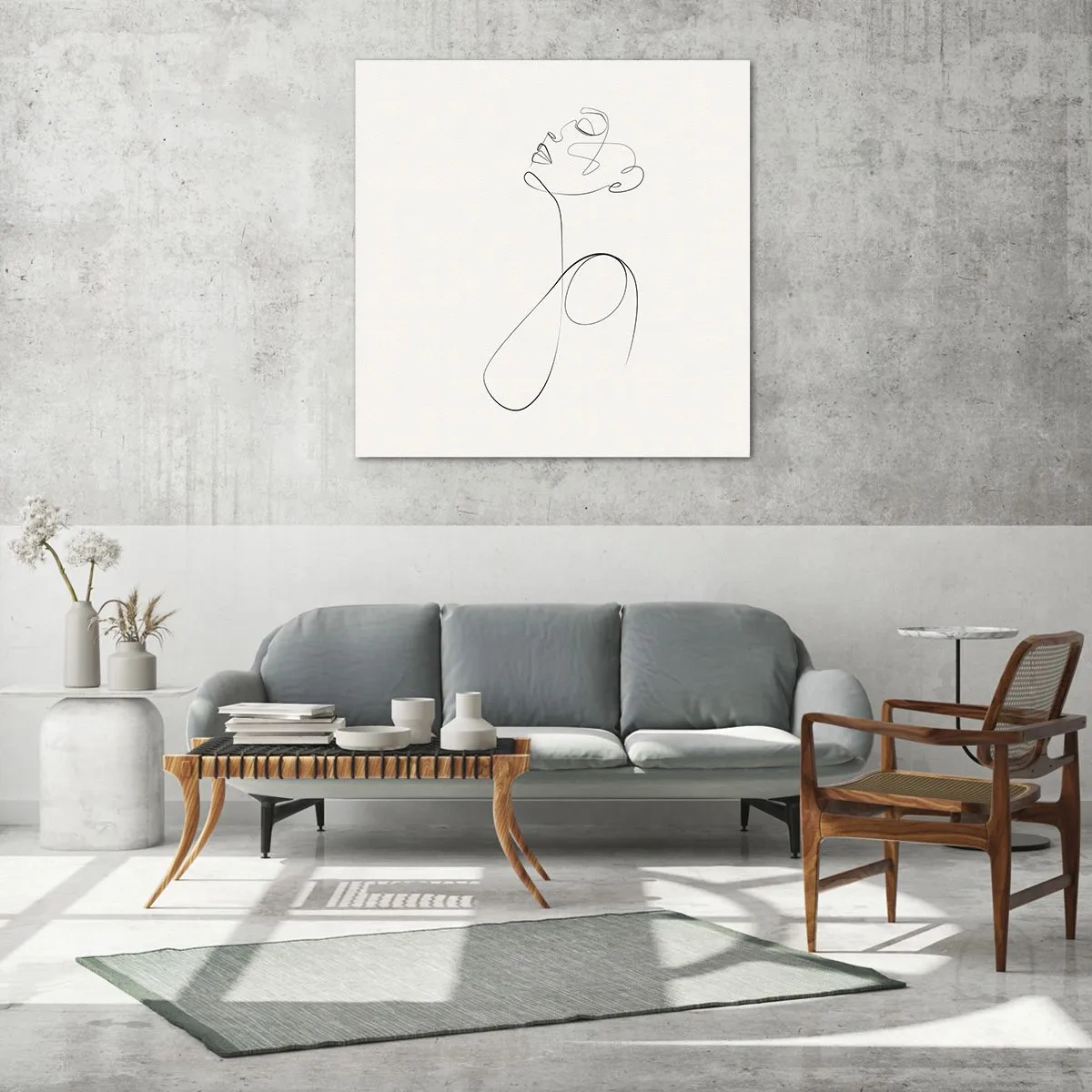 Glass picture - Entangled in Dreams - 30x30 cm