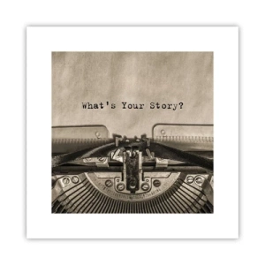 Poster - Tell Me  - 30x30 cm