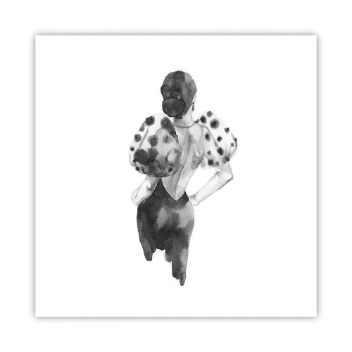 Poster - She Passed by - 60x60 cm