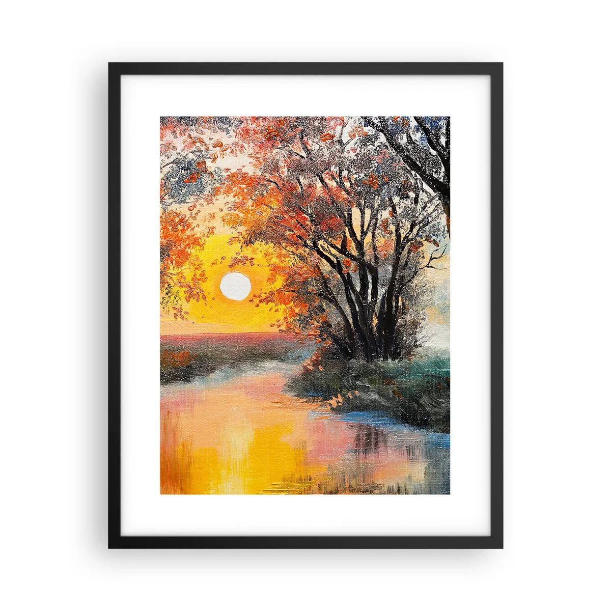 Poster in black frame - Autumn Impressions - 40x50 cm