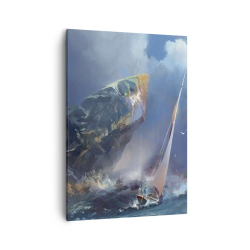 Canvas picture - Who Has the Courage, Wins - 50x70 cm