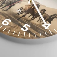 Clock face with numbers