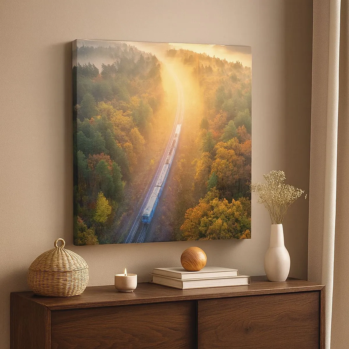 Canvas picture - Autumn Trip - 30x30 cm