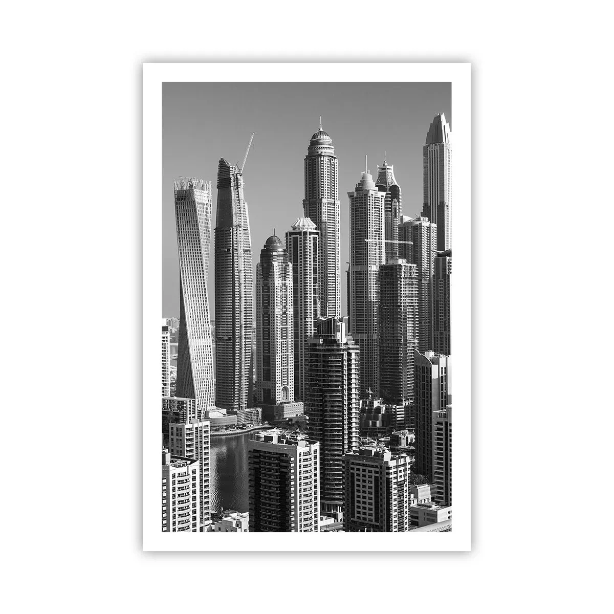 Poster - City over a Desert - 61x91 cm