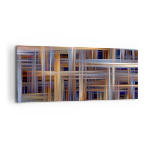 Canvas picture - Light Woven - 100x40 cm