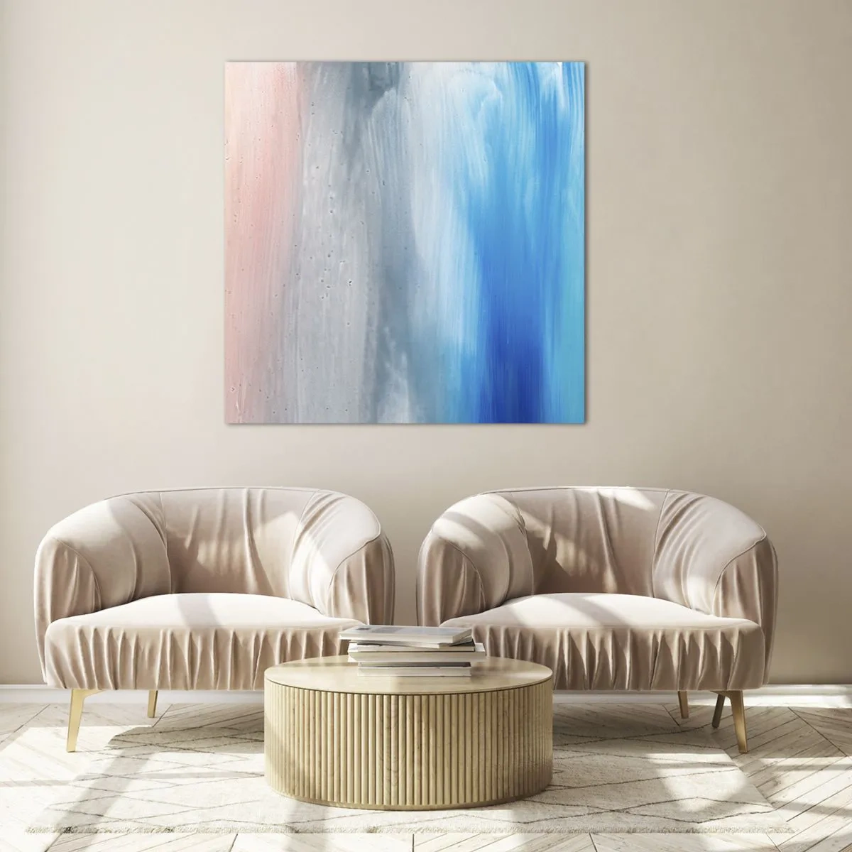 Glass picture - Elements: Air - 50x50 cm