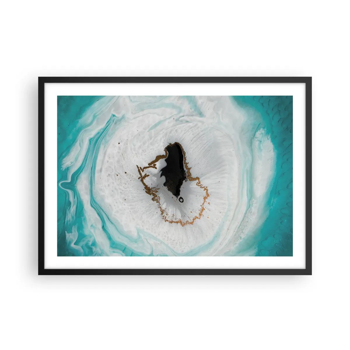 Poster in black frame - Into de Deep - 70x50 cm
