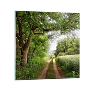 Glass picture - Et in Arcadia Ego - 30x30 cm