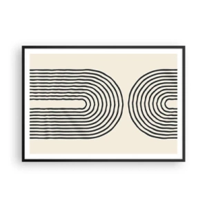 Poster in black frame - In One Moment… - 100x70 cm