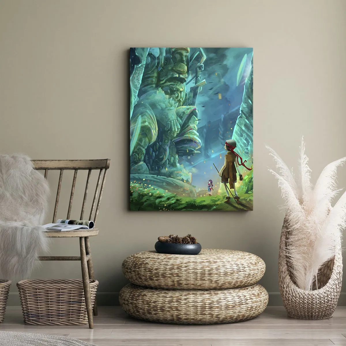 Canvas picture - From a Book of Fairy Tales - 55x100 cm
