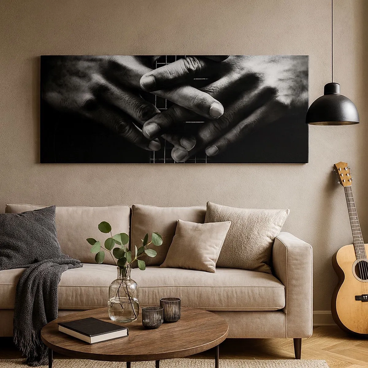 Canvas picture - Artist's Prayer - 100x40 cm
