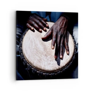 Canvas picture - Live at Your Own Rhythm - 70x70 cm