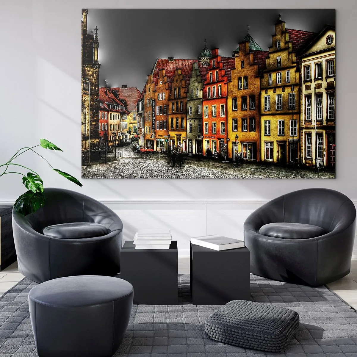 Glass picture - We Are Only Missing an Enchanted Carriage - 120x80 cm