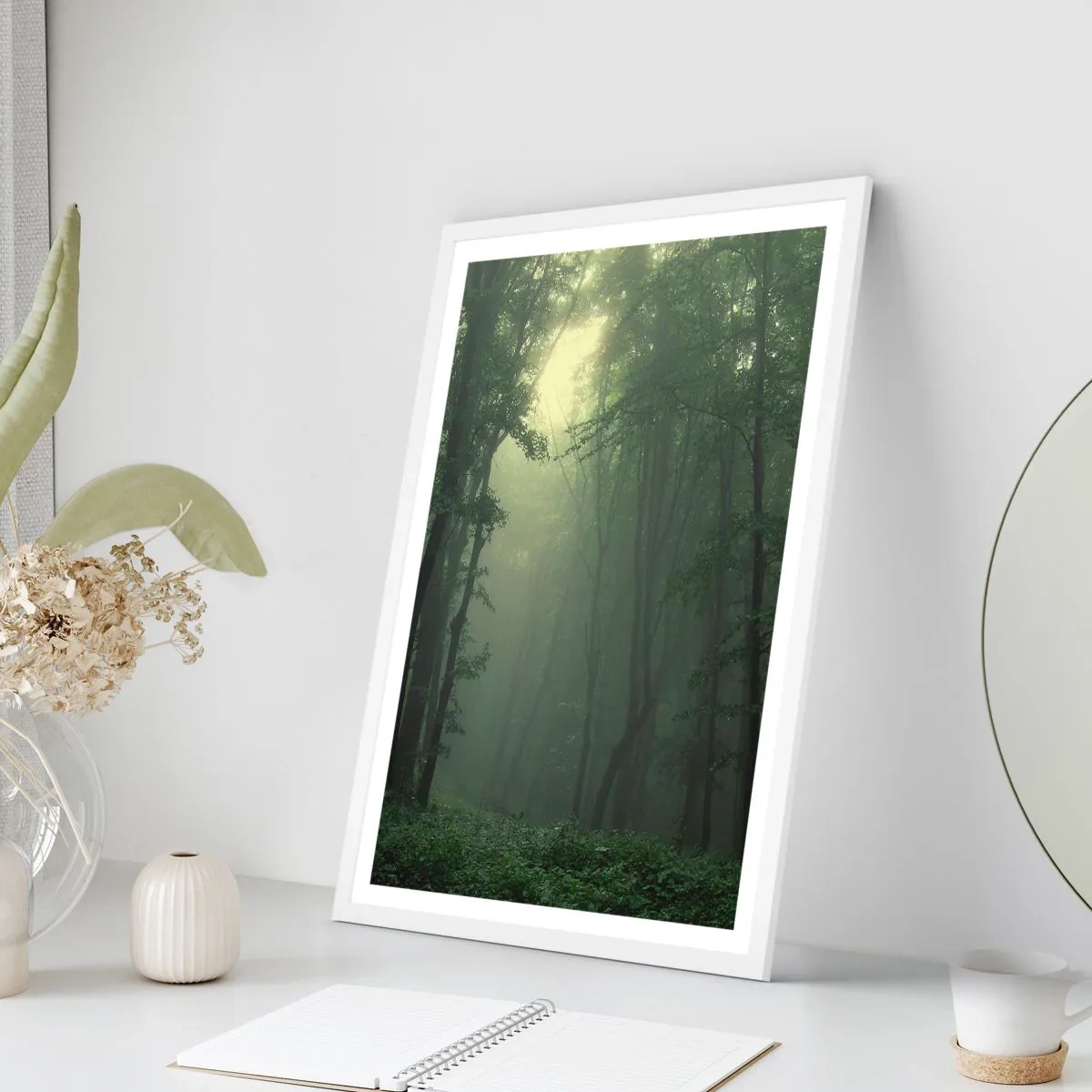 Poster in white frmae - Before It Wakes Up - 50x70 cm