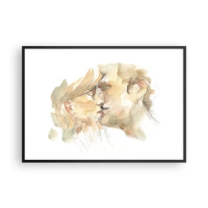 Poster in black frame - The Missing Half? - 100x70 cm