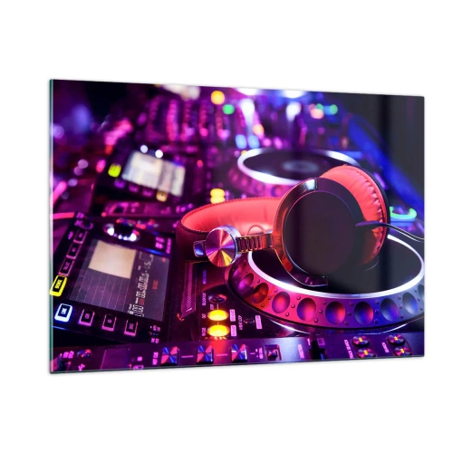 Glass picture - Before Party Starts - 120x80 cm
