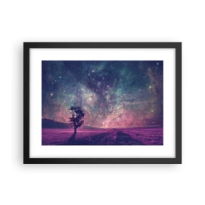 Poster in black frame - Under Magical Sky - 40x30 cm