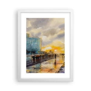 Poster in white frmae - Life On the Coast - 30x40 cm