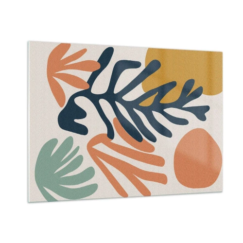 Glass picture - Coral Sea - 100x70 cm