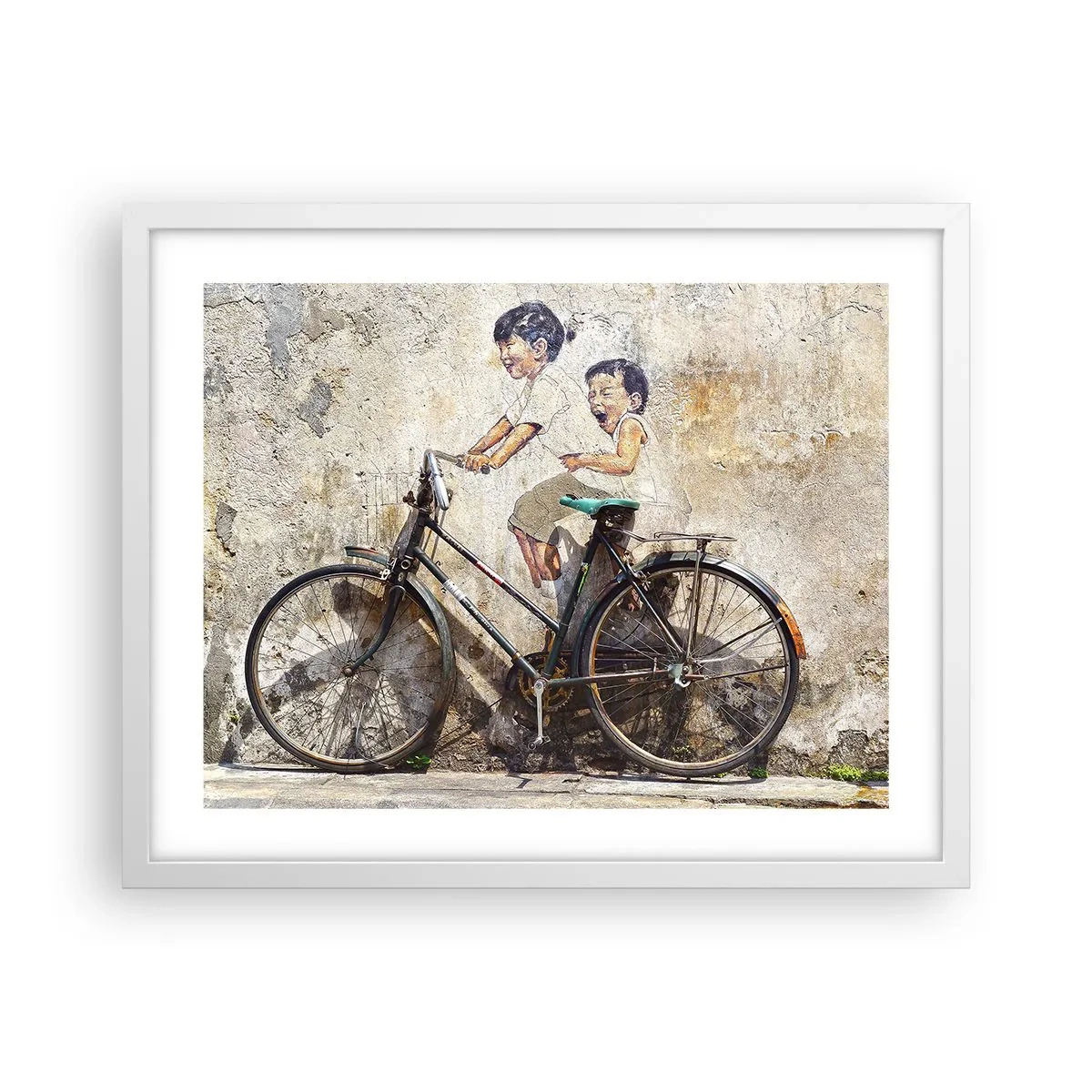 Poster in white frmae - True or False? - 50x40 cm