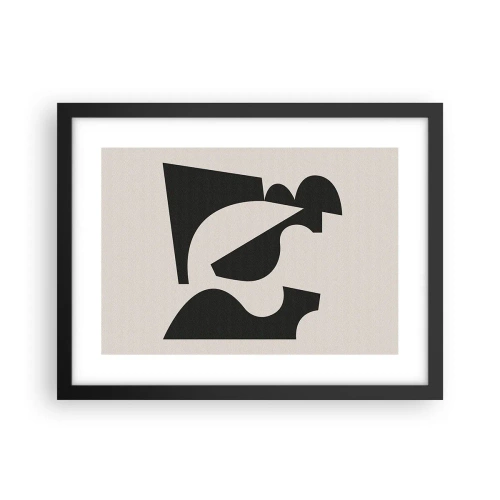 Poster in black frame - For Self-construction - 40x30 cm