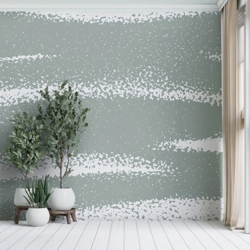 Custom Self-Adhesive Wallpaper Deluxe Sticker - Abstrcat in Winter Climate - Abstraction, Bright, Minimalism