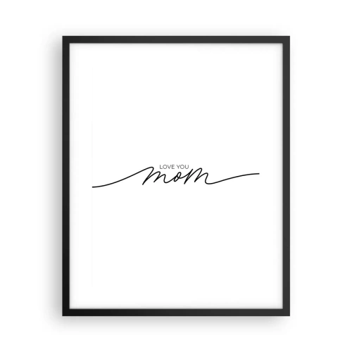 Poster in black frame - Great Emotion - 40x50 cm