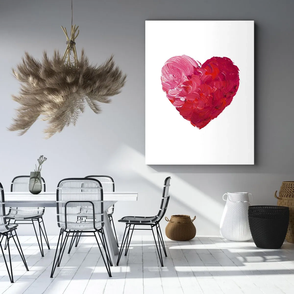 Canvas picture - All You Need Is Love - 45x80 cm