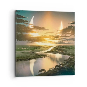 Canvas picture - Somewhere in a Distant Galaxy - 70x70 cm