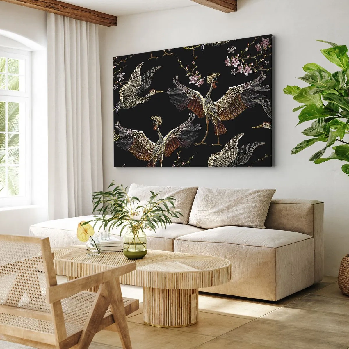 Canvas picture - Fairy Tale Bird - 100x70 cm