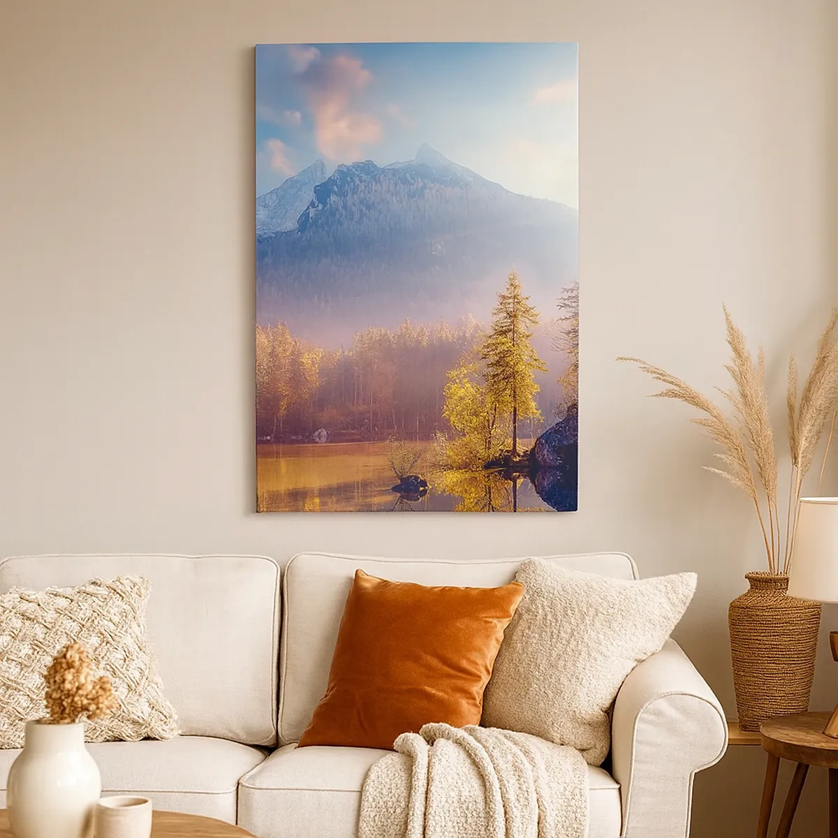 Canvas picture - In the Mountains and Valleys - 50x70 cm