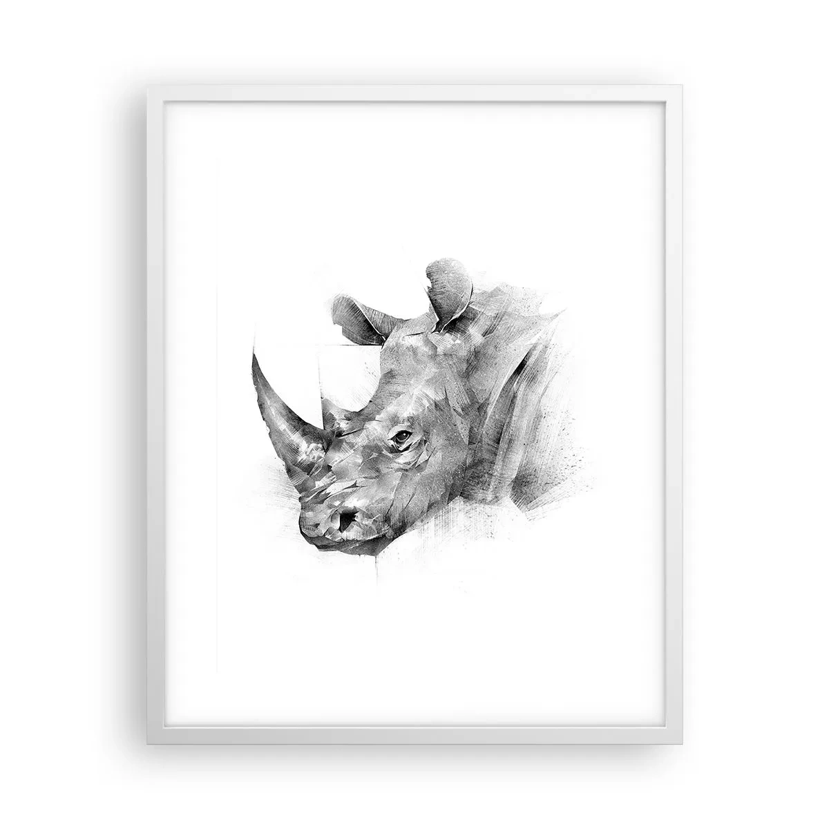 Poster in white frmae - African Portrait - 40x50 cm