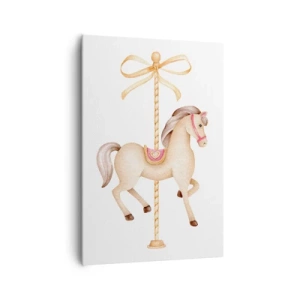 Canvas picture - Graceful Trot - 70x100 cm