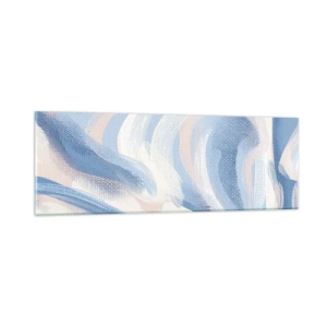 Glass picture - Blue Waves - 90x30 cm