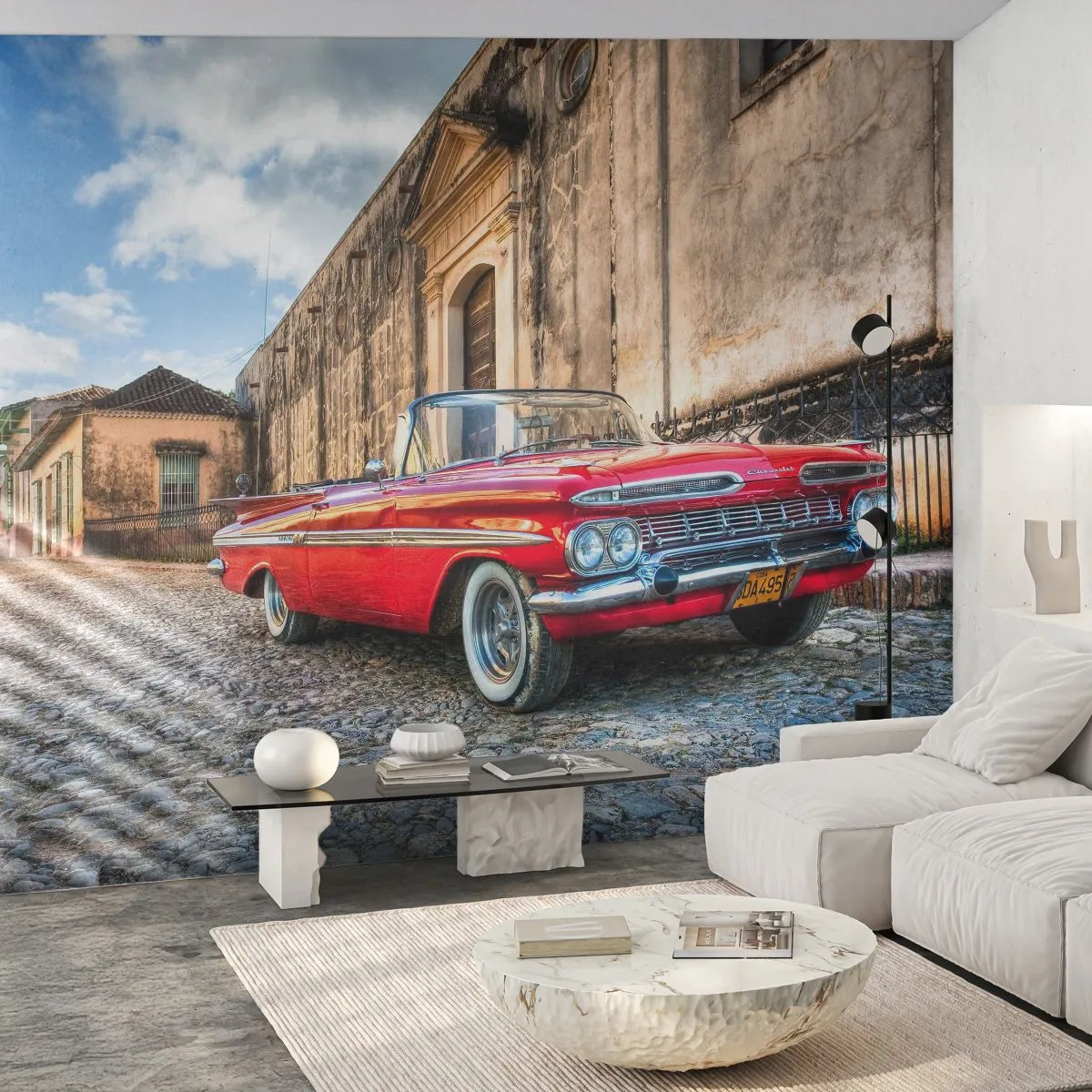 Photo Wallpaper Premium Sand - Cuban Style - Automotive, Car, Cuba - 500x350 cm