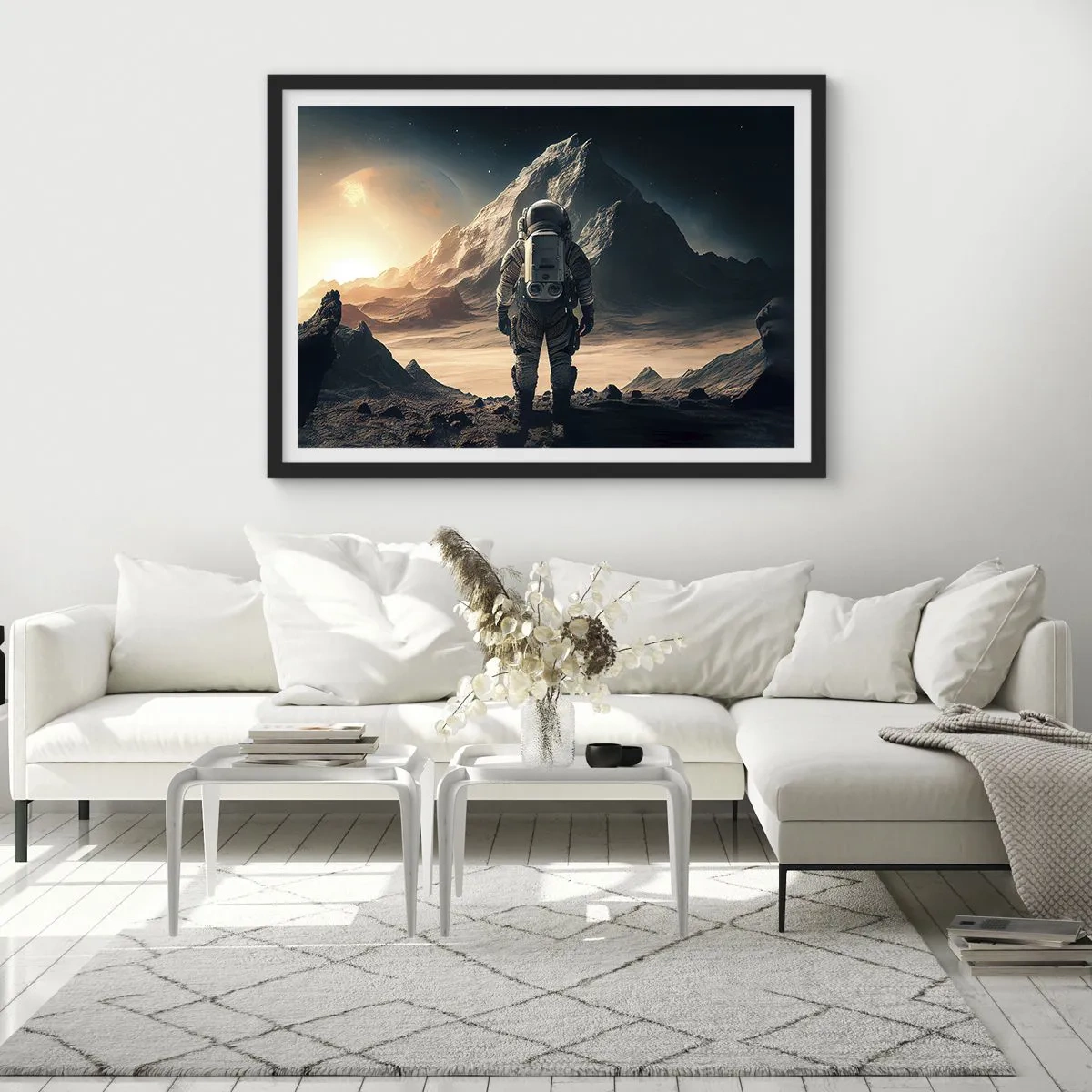 Poster in black frame - New Challenge - 50x40 cm