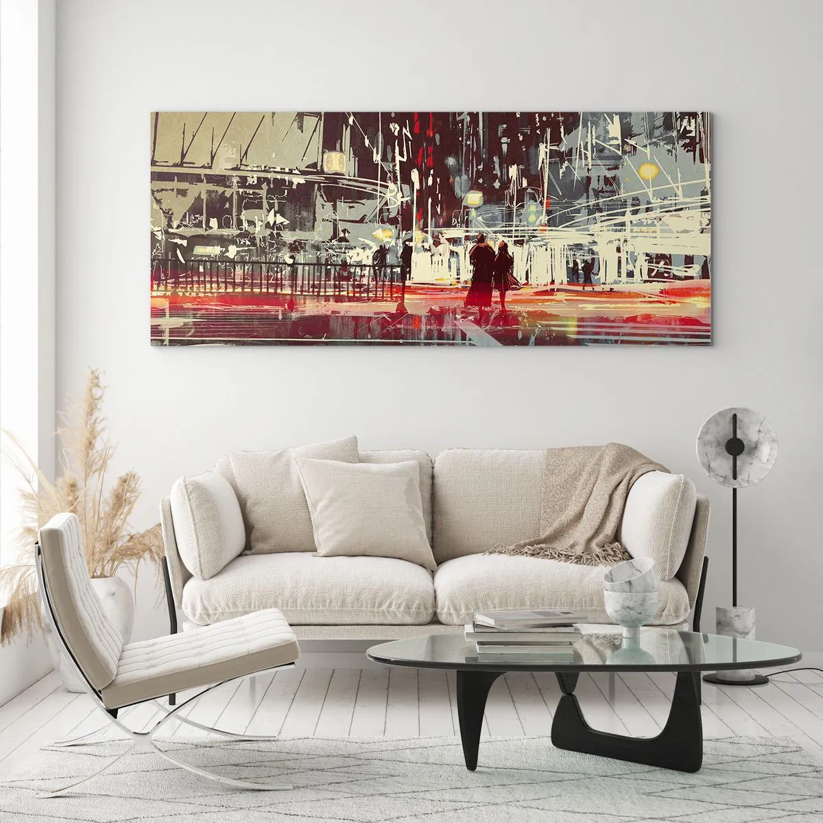 Glass picture - Big City Trip - 160x50 cm