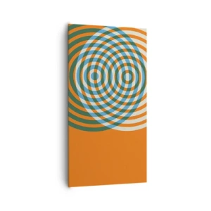 Canvas picture - Abstract Variation on a Circle - 65x120 cm