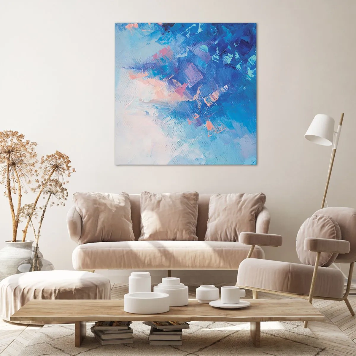 Canvas picture - Winter Abstract - 50x50 cm