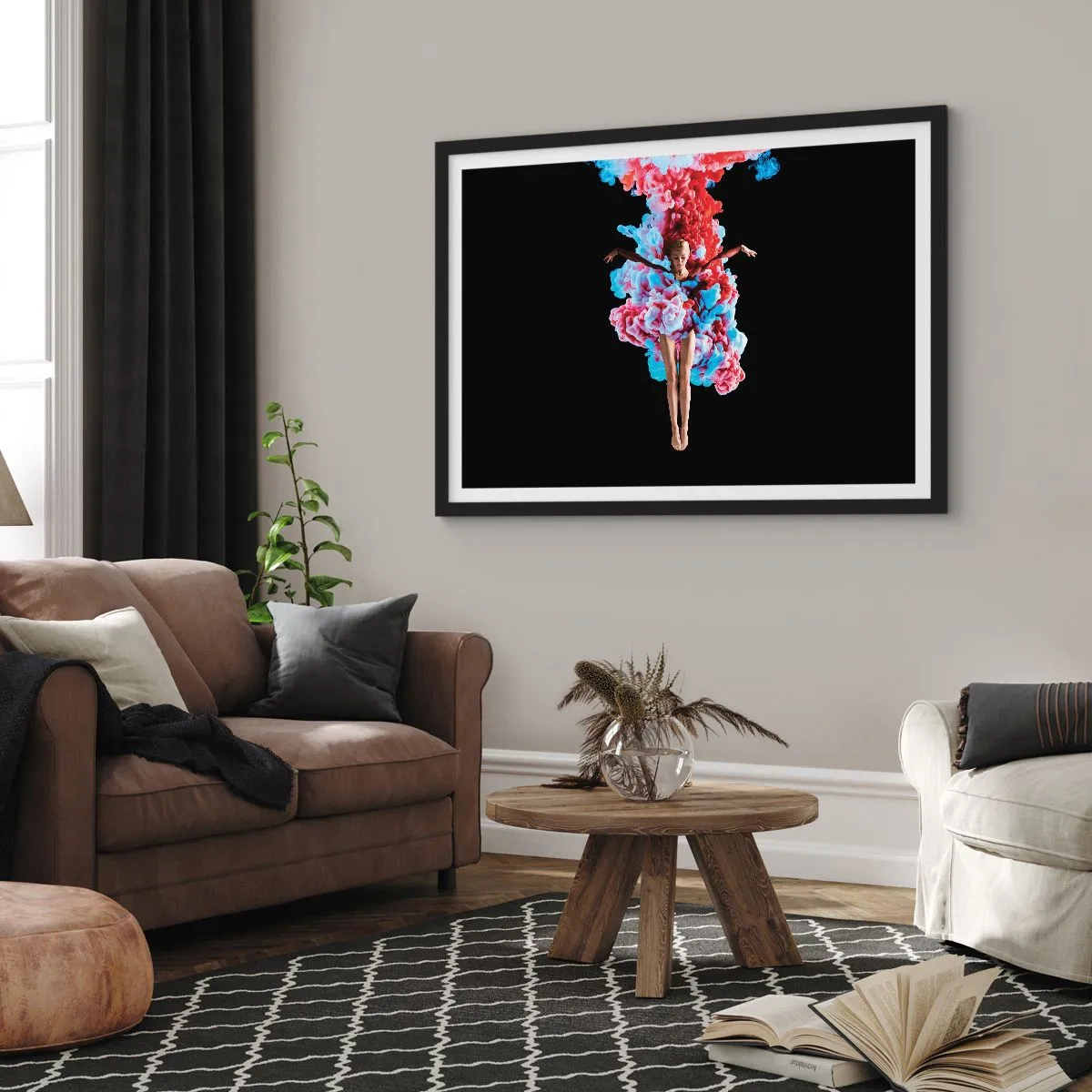 Poster in black frame - In Full Bloom - 70x50 cm