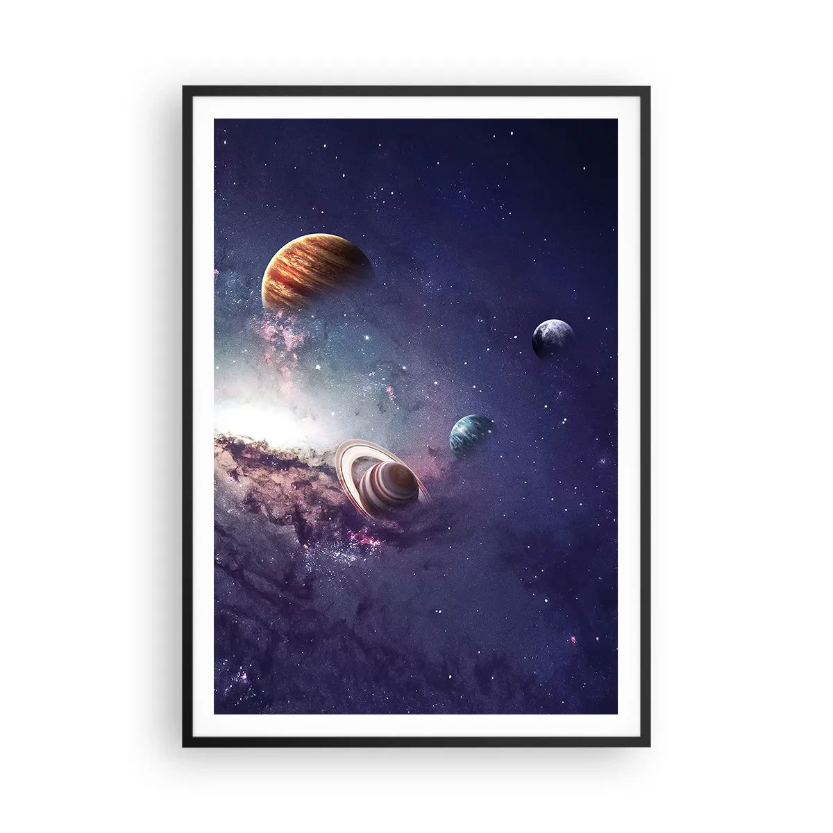 Poster in black frame - Solar-Dancing System - 70x100 cm