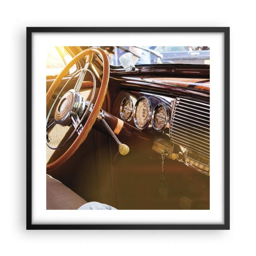 Poster in black frame - Breath of Luxury form the Past - 50x50 cm