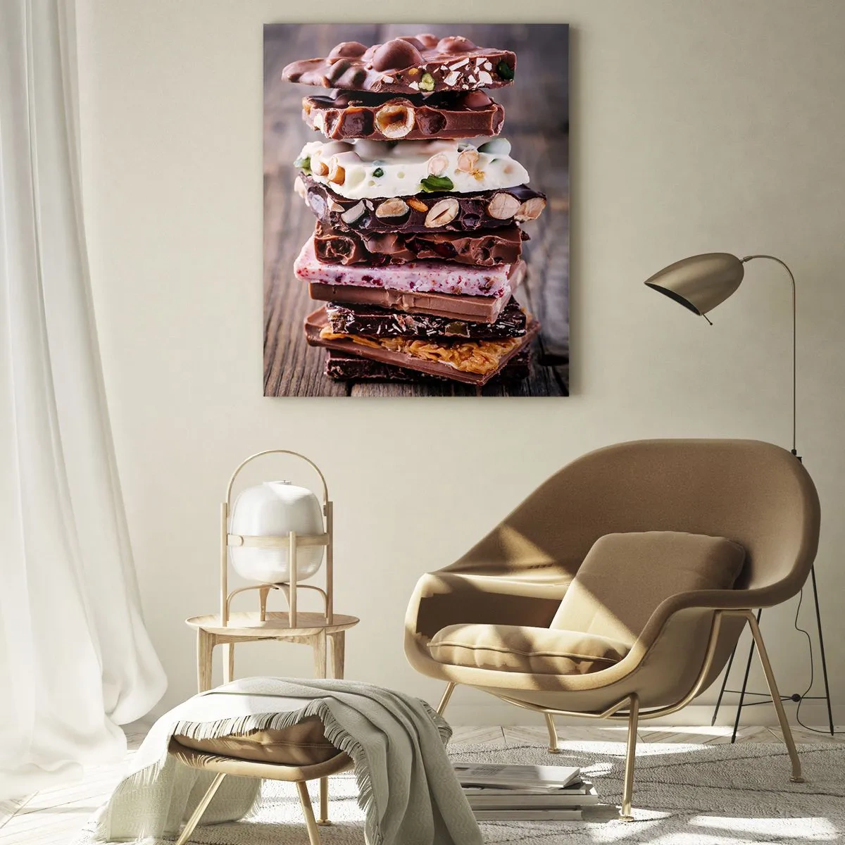 Glass picture - Delightful Prospect - 50x70 cm