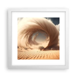 Poster in white frmae - Open Portal - 30x30 cm