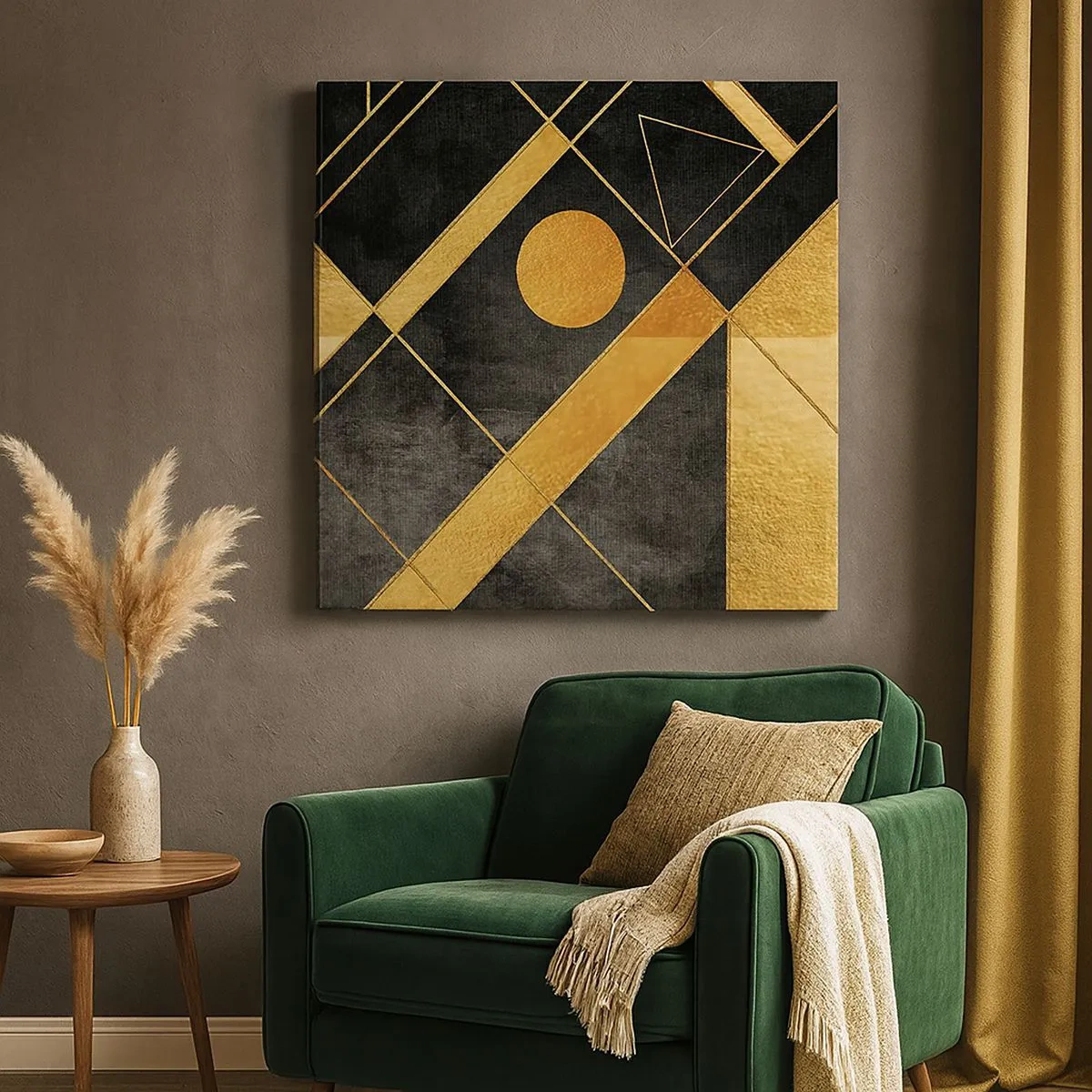 Canvas picture - Sun of the Desert - 30x30 cm